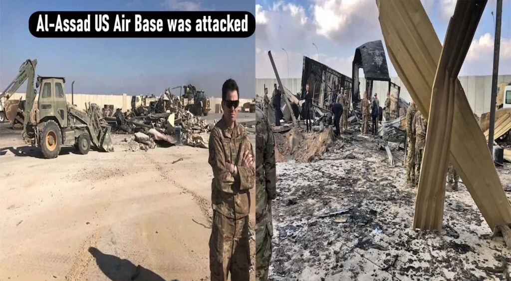 Al-Asad Air Base Attacked Scene