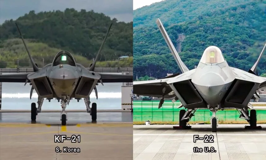 Comparison between F-22 and KF-21